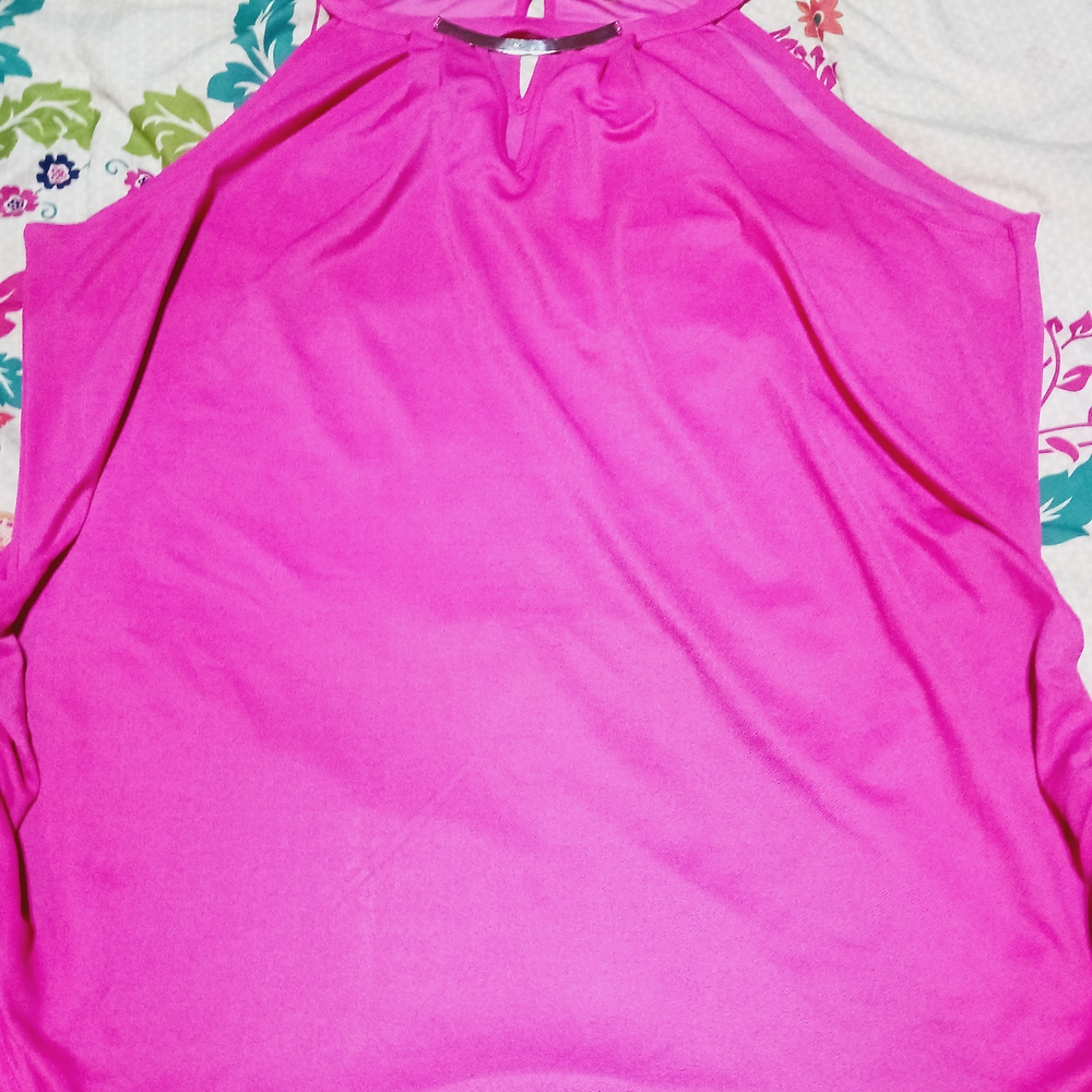 Essentials Vibrant Pink Blouse